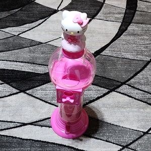 HELLO KITTY SANRIO 1976-2012 SPIN & DROP SPIRAL TALL GUMBALL DISPLAY DIS…